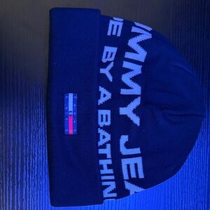Tommy Hilfiger Blue Knit Beanie